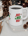 Christmas Ho Ho Ho Mug - Festive Holiday Drinkware, 11 oz 🎄#HolidayVibes #MorningCoffee