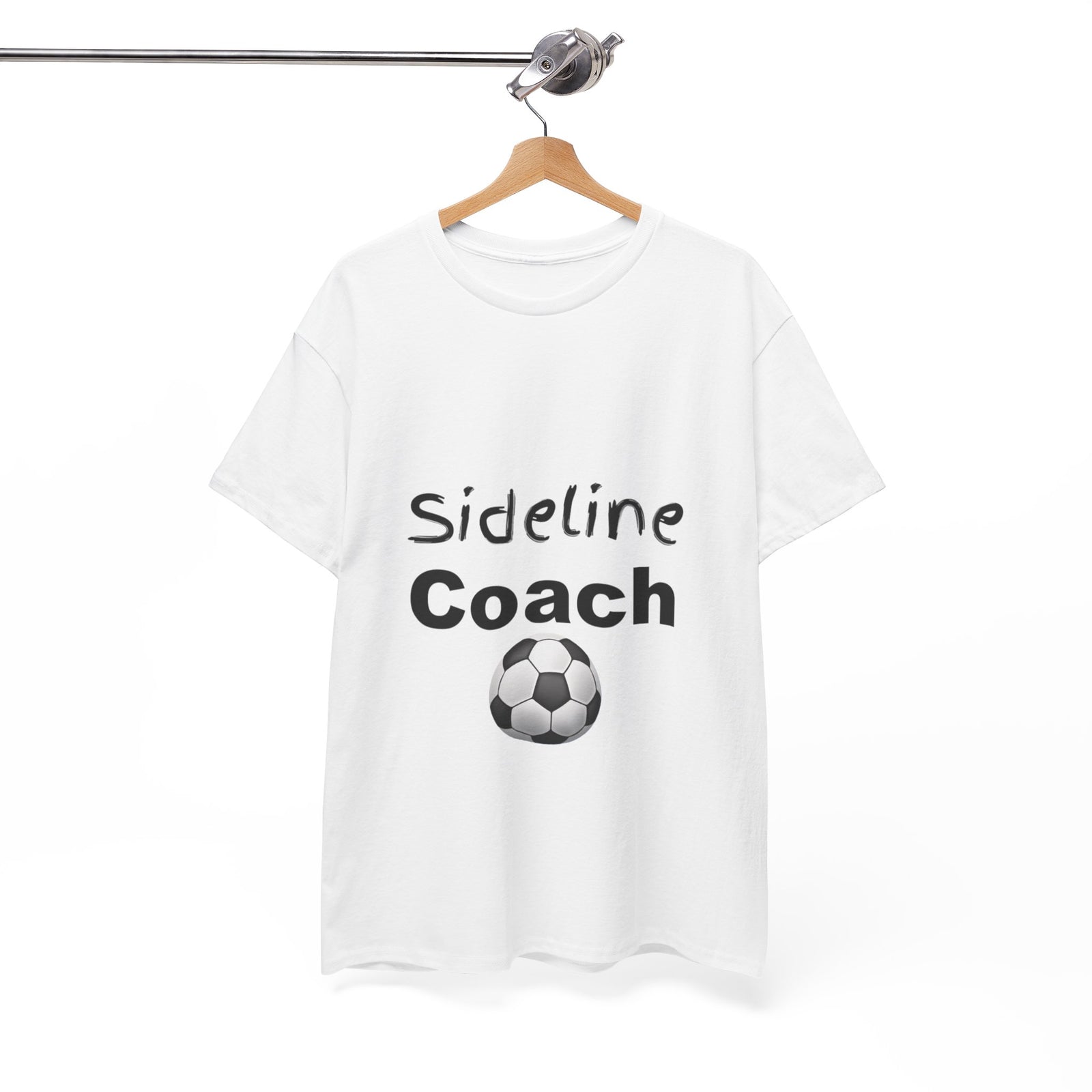 "Sideline Coach, I yell because I care"  Tee at Your Next Game! 🔥⚽️ #SidelineCheerleader