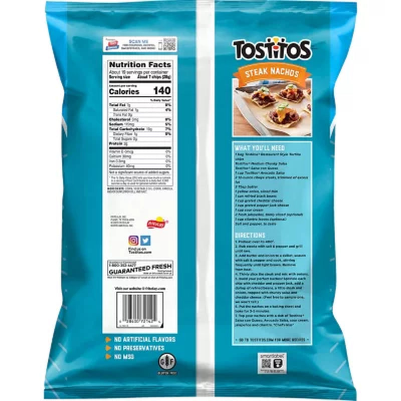 Tostitos Restaurant Style Tortilla Chips, 18.63 Oz.