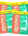 Micro Line Dental Floss Picks, Fold-Out Flippick, Tuffloss, Easy Storage with Sure-Zip Seal, Fresh Mint Flavor, 300 Count