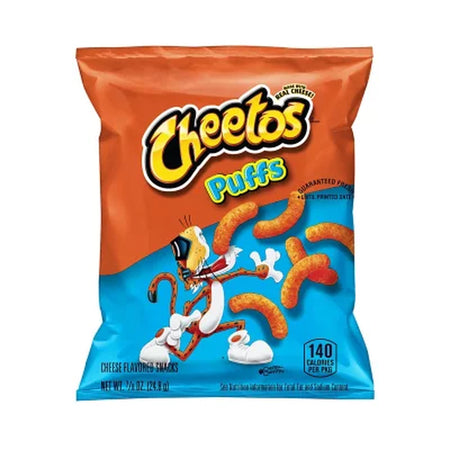 Cheetos Puffs Cheese Snacks, 0.875 Oz., 50 Pk.