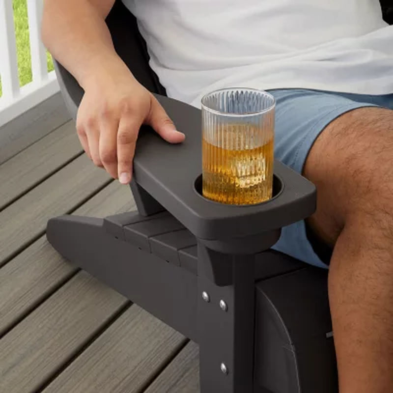 Keter Everest Adirondack Chair with Integrated Cupholder