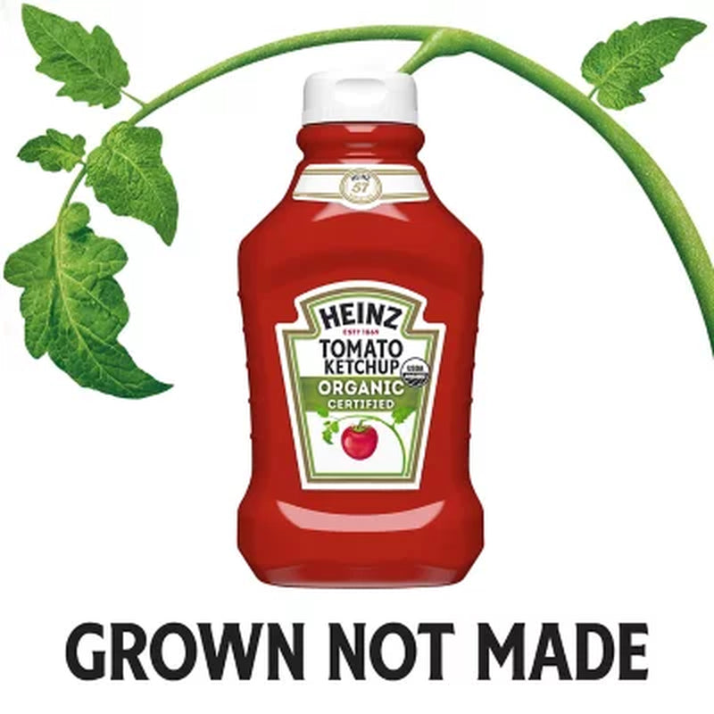 Heinz Organic Certified Tomato Ketchup 88 Oz., 2 Pk.