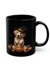 Adorable Witch Golden Retriever Halloween Mug – 11oz & 15oz Sizes Available!