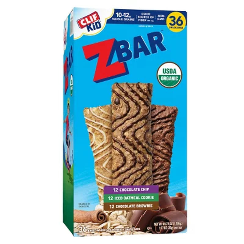 CLIF Kid Zbar, 1.27 Oz., 36 Ct.