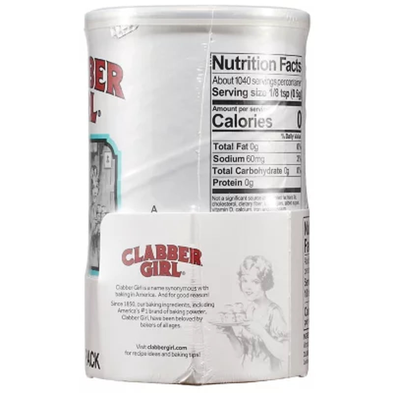 Clabber Girl Baking Powder 22 Oz., 2 Pk.