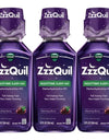 Zzzquil Nighttime Sleep-Aid Liquid, Warming Berry 12 Fl. Oz./Pk., 3 Pk.