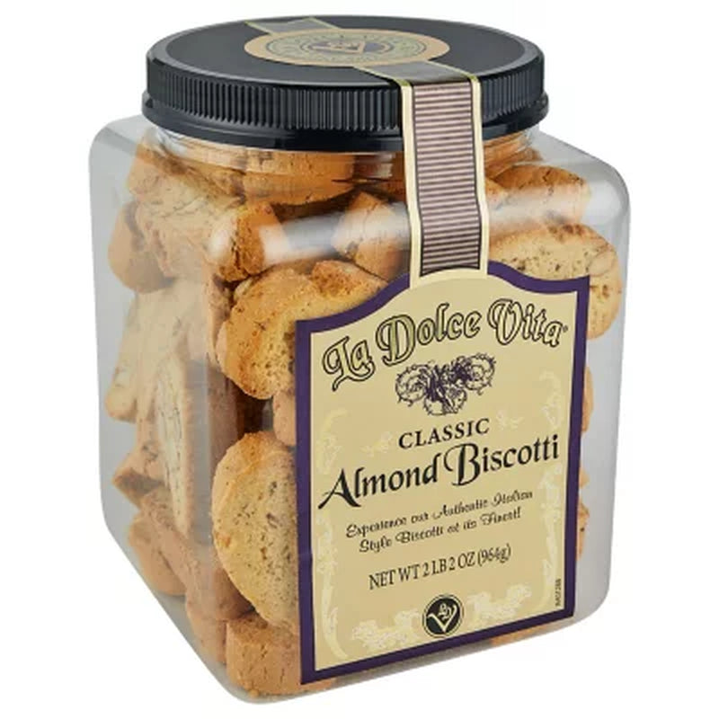 La Dolce Vita Classic Almond Biscotti 34 Oz.