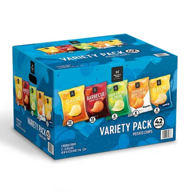 Member'S Mark Variety Pack Potato Chips, 1 Oz., 42 Pk.