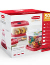 Rubbermaid 50-Piece Easyfind Lids Vented Food Storage Set