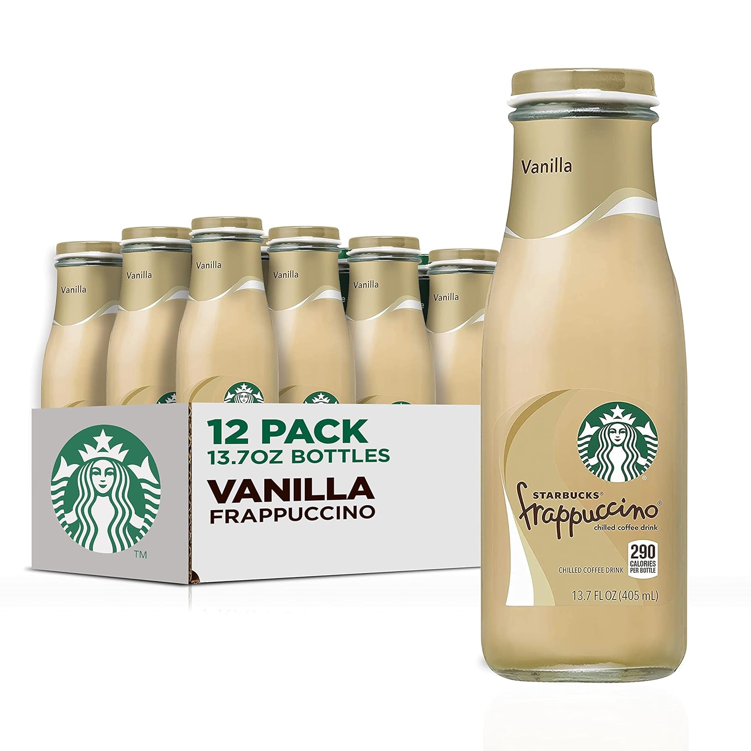 Starbucks Coffee Drink, 13.7 Fl Oz Bottles 12 PACK (CHOOSE FLAVOR)