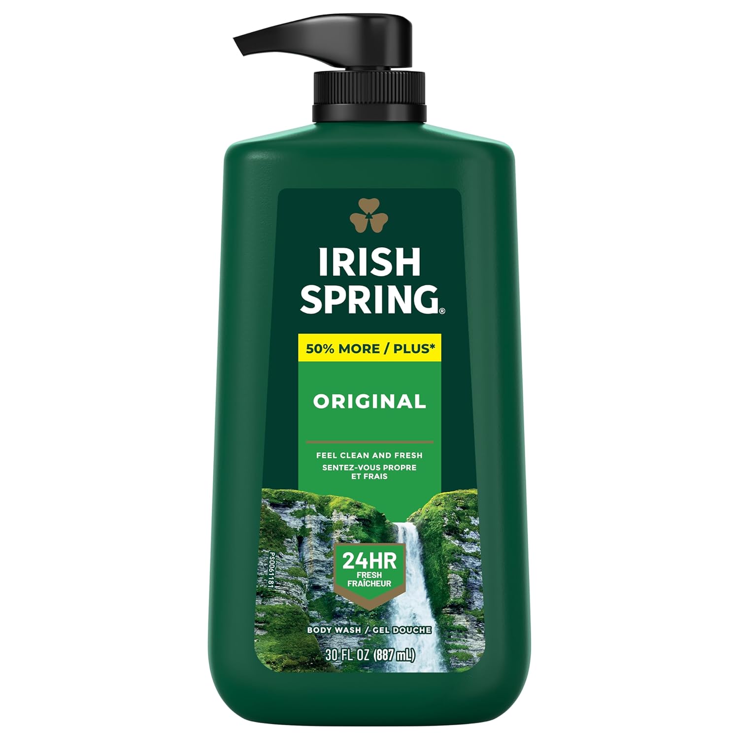 Irish Spring Body Wash for Men, 30 Oz, 1 Pump Bottle  (CHOOSE)