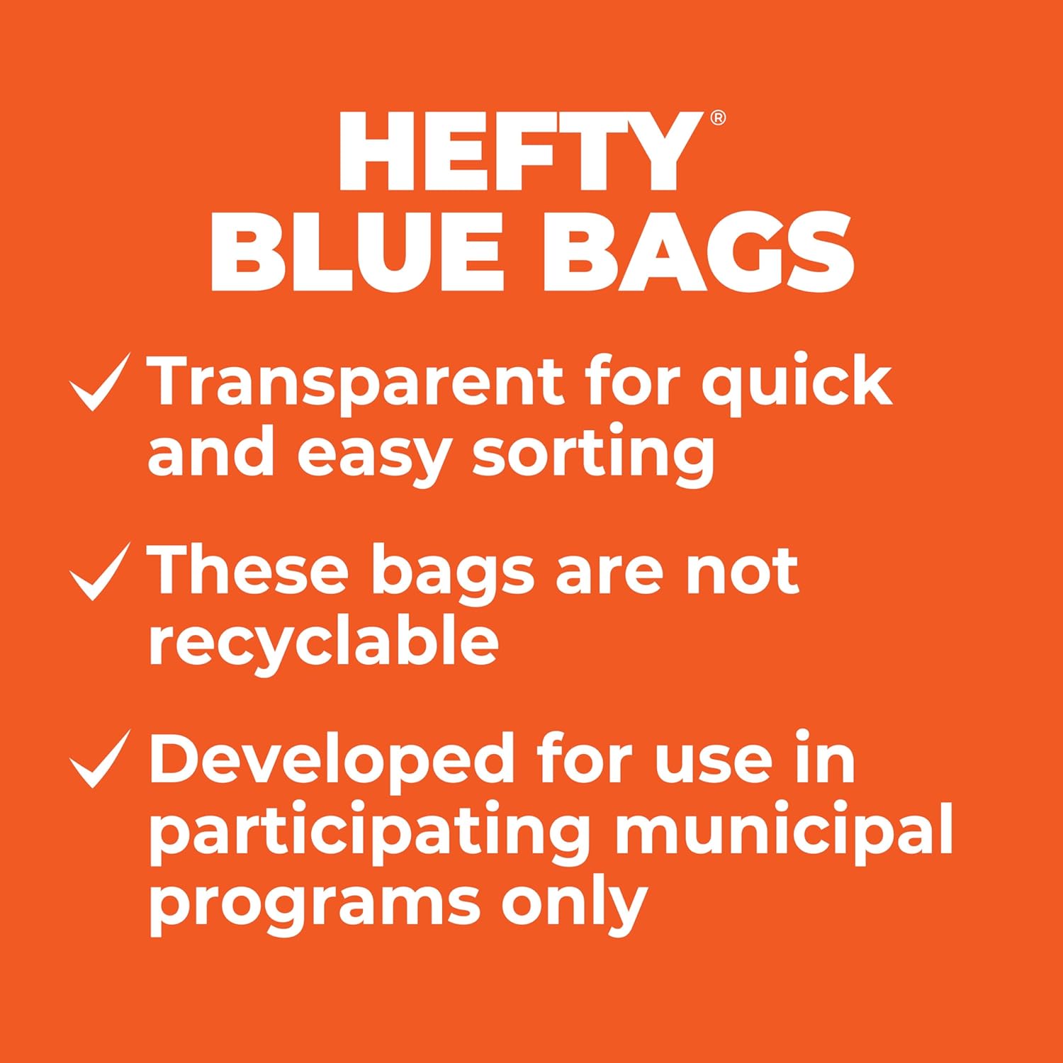 HEFTY Trash Bags, 13 Gallon, 60 Count (CHOOSE COLOR)