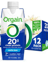 Orgain 20G Clean Protein Grass-Fed Protein Shake, Vanilla Bean 11 Fl. Oz., 12 Pk.