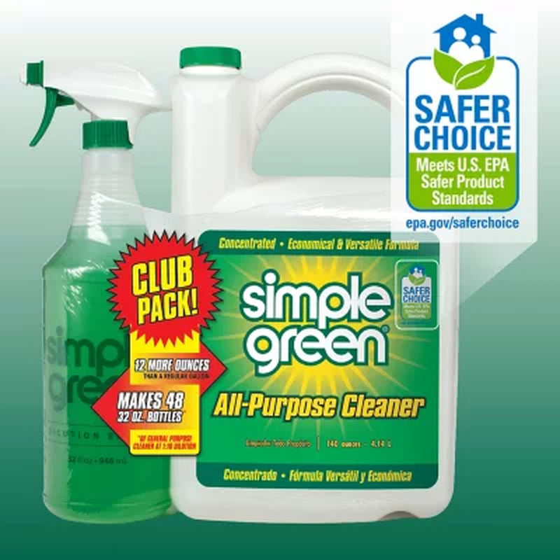 Simple Green All-Purpose Cleaner, 172 Fl. Oz., 1 Spray Bottle