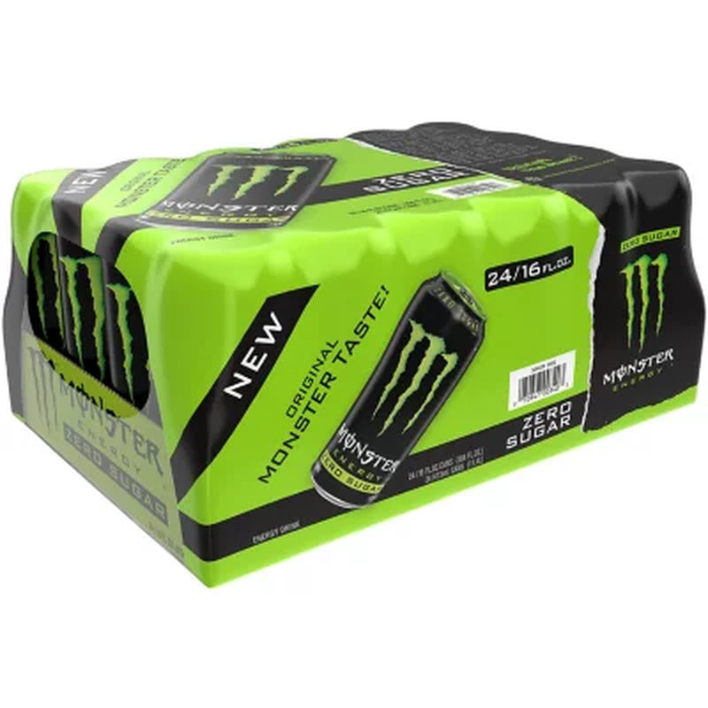 Monster Energy Zero Sugar 16 Oz., 24 Pk.