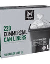 Member'S Mark 50 Gallon Commercial Trash Bags 220 Ct.