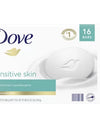 Dove Beauty Bar Soap, Sensitive Skin, 3.75 Oz., 16 Ct.