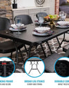 Lifetime 6-Foot Fold-In-Half Table