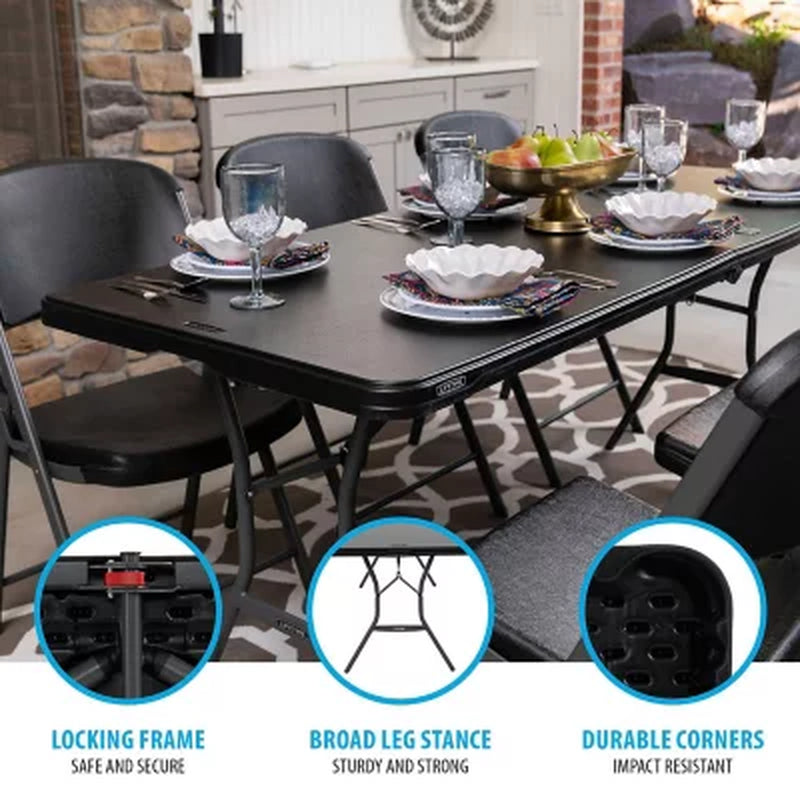 Lifetime 6-Foot Fold-In-Half Table