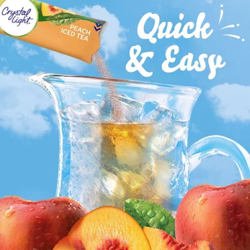 Crystal Light Peach Iced Tea Powdered Drink Mix 4.55 Oz.