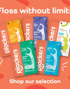 Micro Line Dental Floss Picks, Fold-Out Flippick, Tuffloss, Easy Storage with Sure-Zip Seal, Fresh Mint Flavor, 300 Count