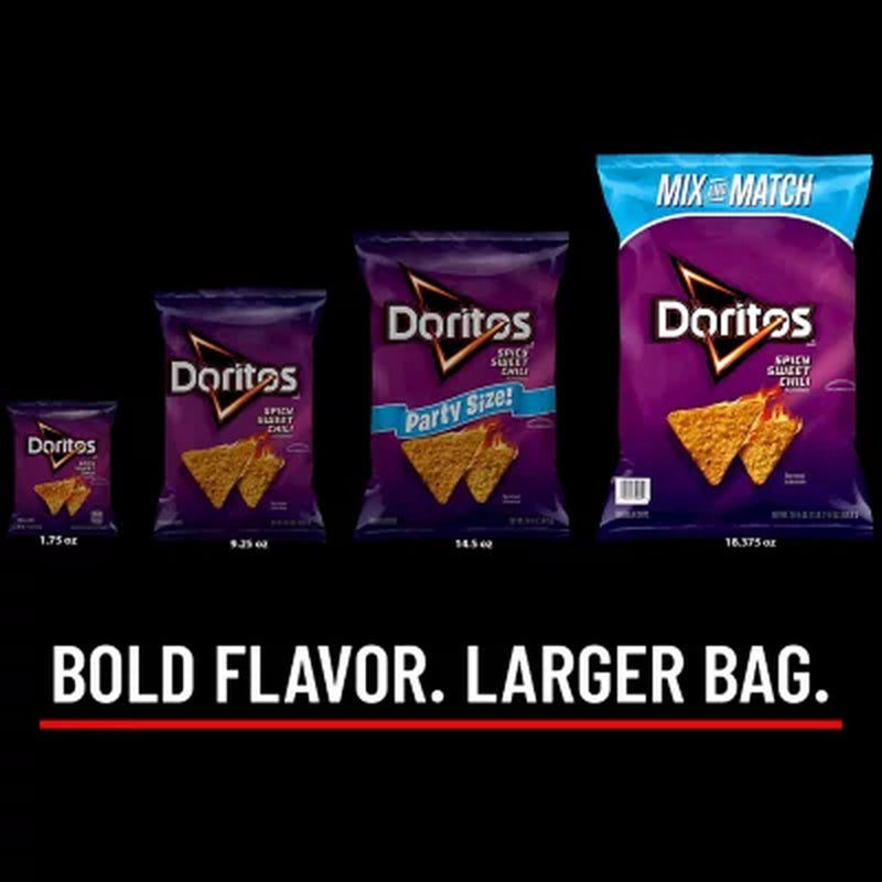 Doritos Spicy Sweet Chili Tortilla Chips, 18.38 Oz.