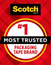 Scotch Heavy Duty Shipping Packaging Tape, 1.88" X 60.15 Yd, 6-Pack