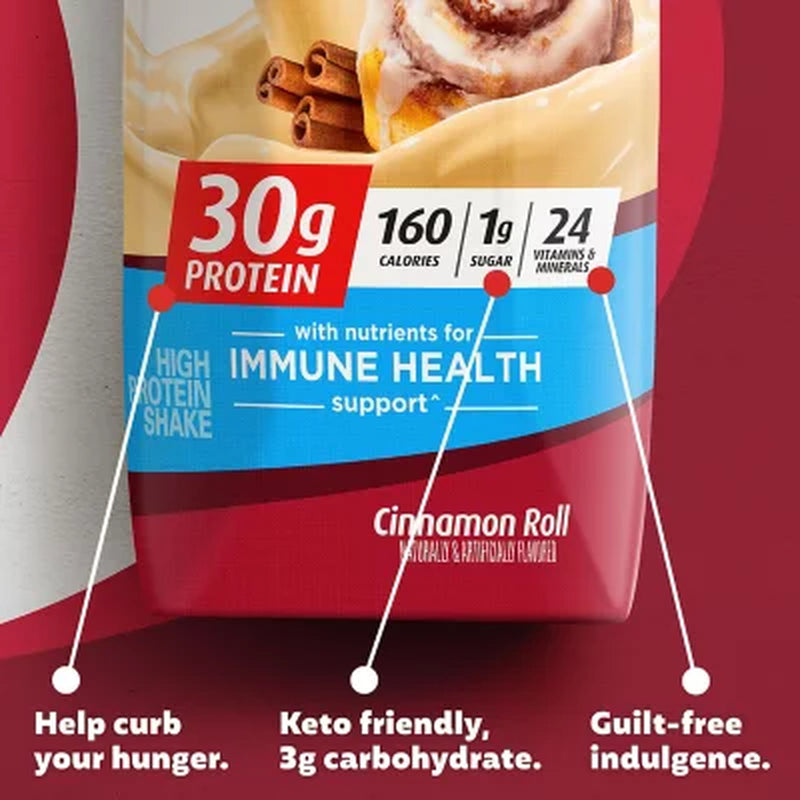 Premier Protein 30G High Protein Shake, Cinnamon Roll 11 Fl. Oz., 15 Pk.