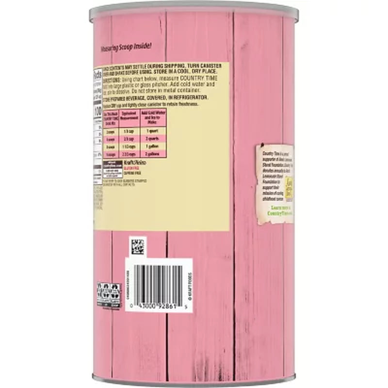 Country Time Pink Lemonade Naturally Flavored Powdered Drink Mix 5.16 Lbs.