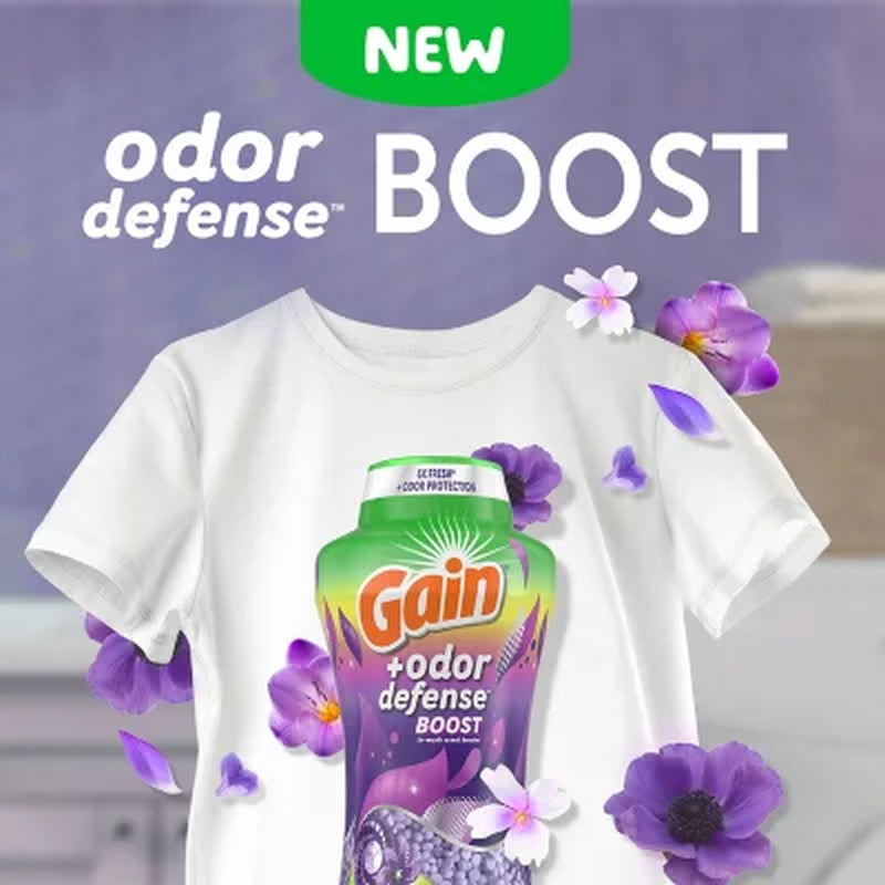 Gain + Odor Defense Boost In-Wash Laundry Scent Booster Beads, Lavender Twilight Scent, 28.3 Oz