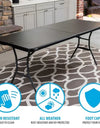 Lifetime 6-Foot Fold-In-Half Table