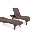 Keter 2-Pack All-Weather Grenada Chaise Loungers, Assorted Colors