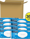 XL Flushable Wet Wipes, Adult Wipes Large, 8 Flip-Top Packs, 45 Wipes per Pack (360 Total Wipes)