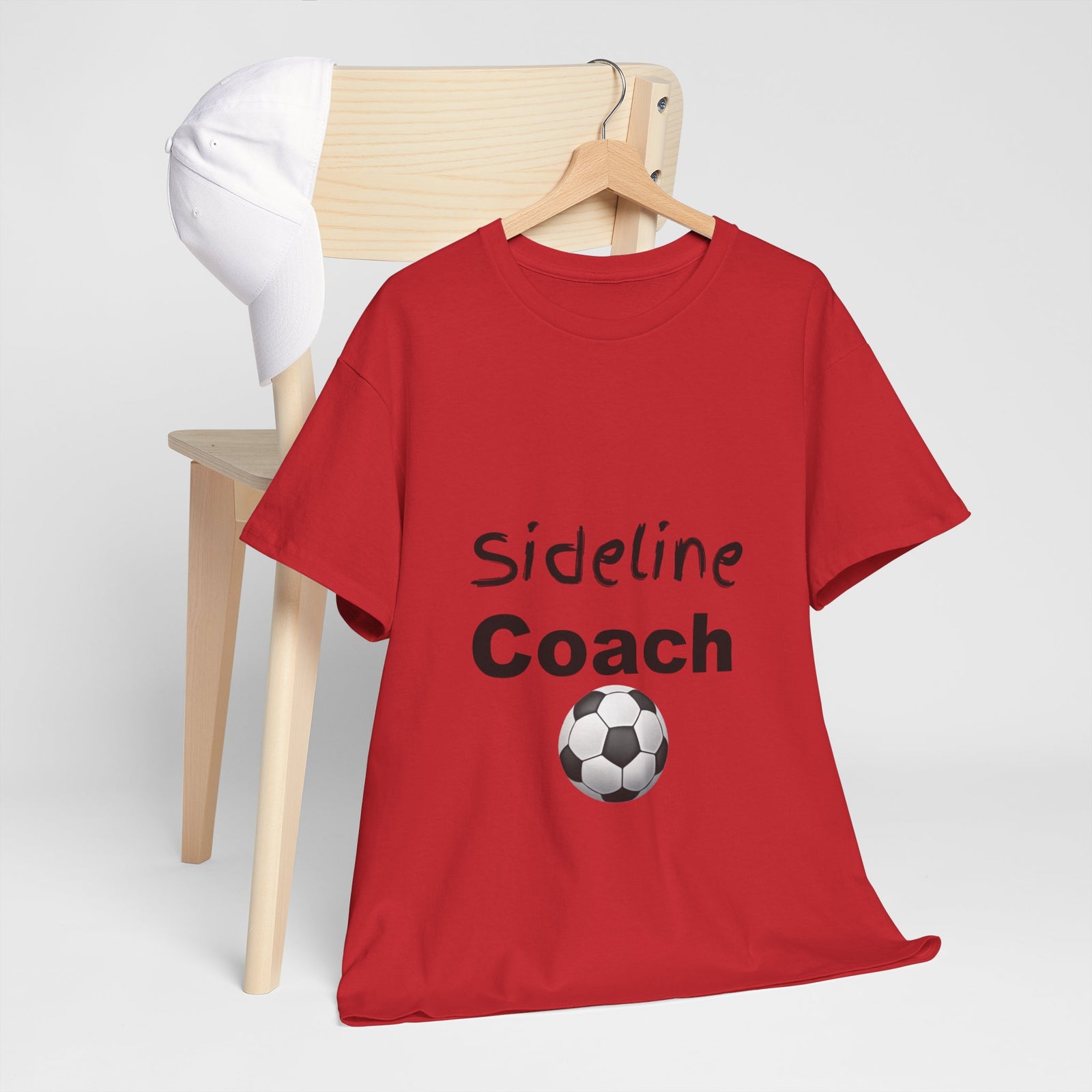 "Sideline Coach, I yell because I care"  Tee at Your Next Game! 🔥⚽️ #SidelineCheerleader