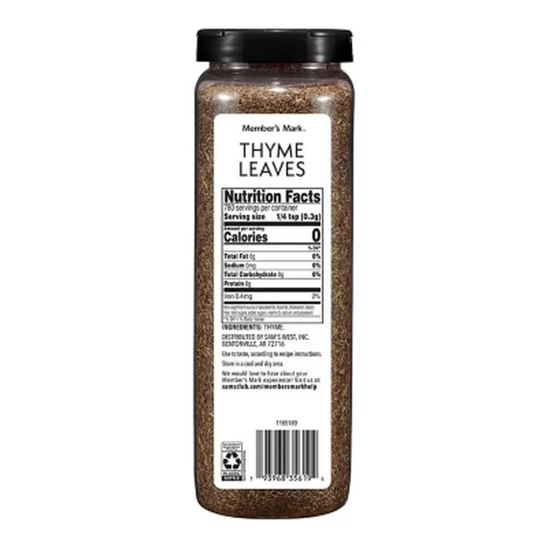 Member'S Mark Thyme Leaves, 8.25 Oz.