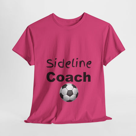 "Sideline Coach, I yell because I care"  Tee at Your Next Game! 🔥⚽️ #SidelineCheerleader