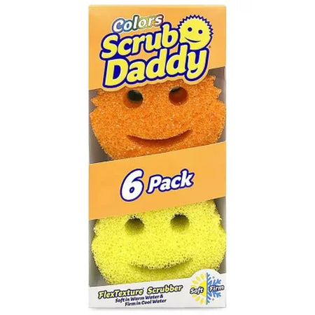 Scrub Daddy Sponges, Multiple Colors, 6 Ct.