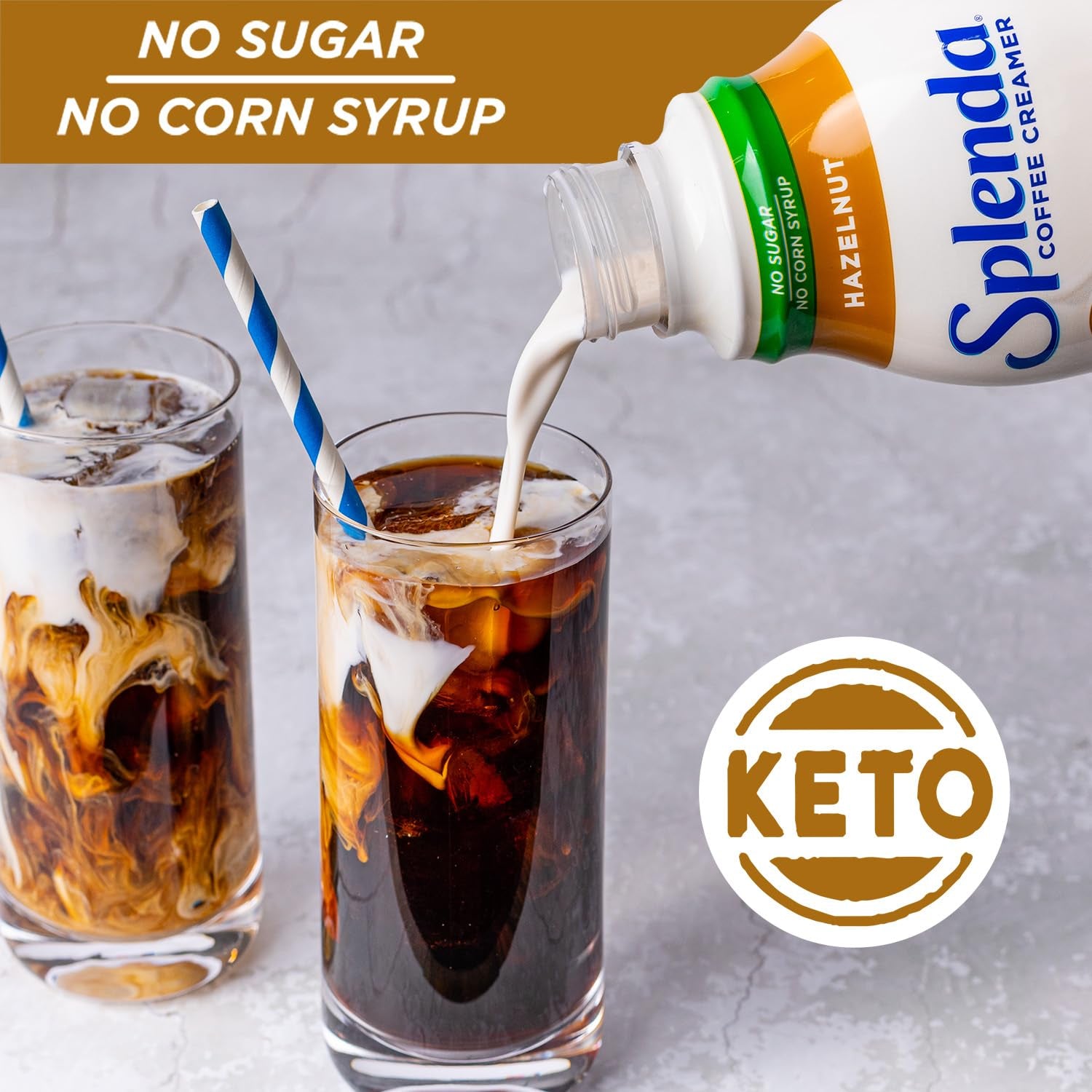 Sugar Free Hazelnut Coffee Creamer, 32 Fl Oz (Pack of 6)