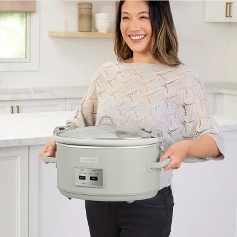 Crock-Pot 7-Quart Cook and Carry Programmable Slow Cooker with Carry Bag