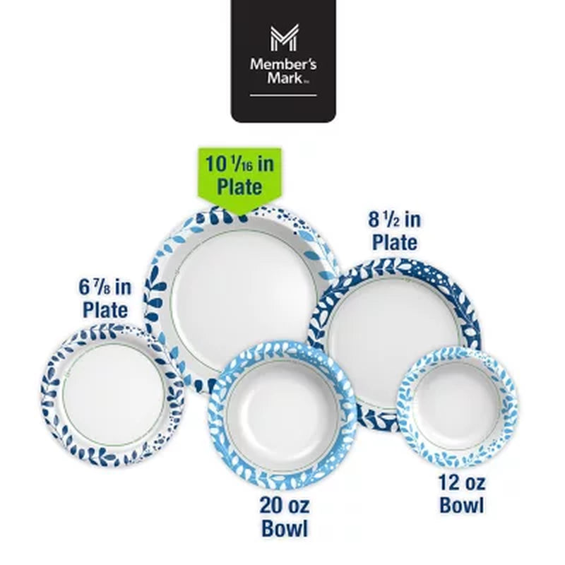 Member'S Mark Ultra Dinner Paper Plates, 10", 204 Ct.