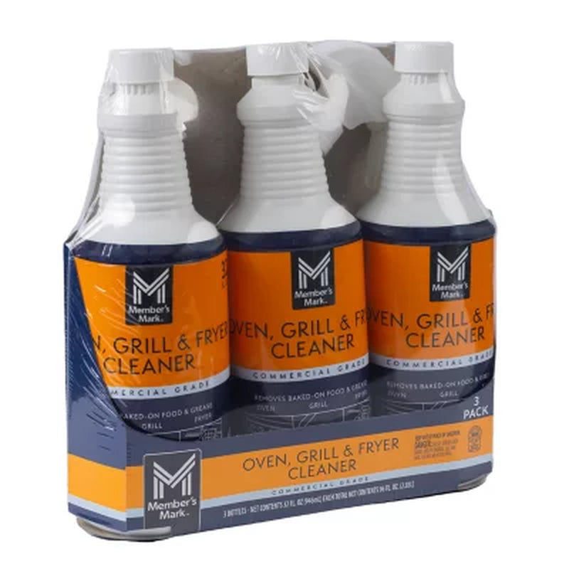 Member'S Mark Commercial Oven, Grill and Fryer Cleaner, 32 Oz., 3 Pk.