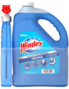 Windex Original Glass Cleaner, 1 Spray Bottle + 128 Fl. Oz. Refill