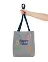 Happy Vibe Tote Bag (AOP) for any occasion