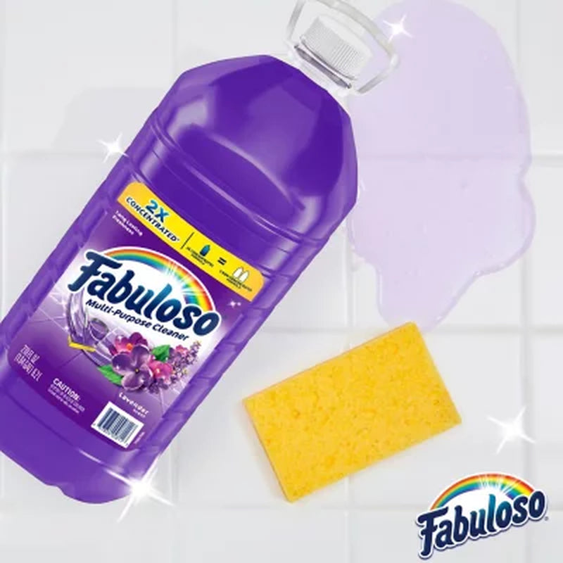 Fabuloso 2X Concentrated Multi-Purpose Cleaner, Lavender 210 Fl. Oz.