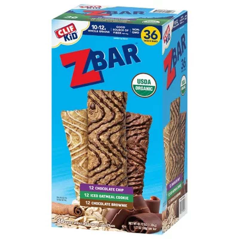 CLIF Kid Zbar, 1.27 Oz., 36 Ct.