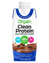 Orgain 20G Clean Protein Grass Fed Shake, Creamy Chocolate Fudge 11 Fl. Oz., 12 Pk.