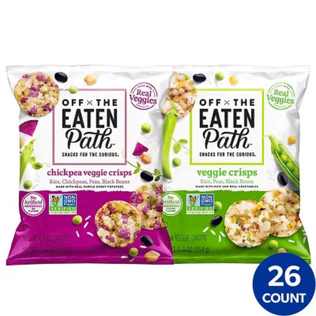 Off the Eaten Path Variety Pack Veggie Crisps, 1.25 Oz., 26 Pk.