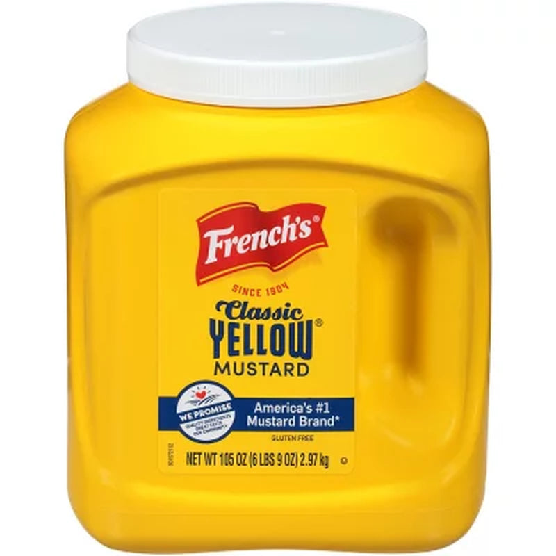 French'S 100% Natural Classic Yellow Mustard 105 Oz.