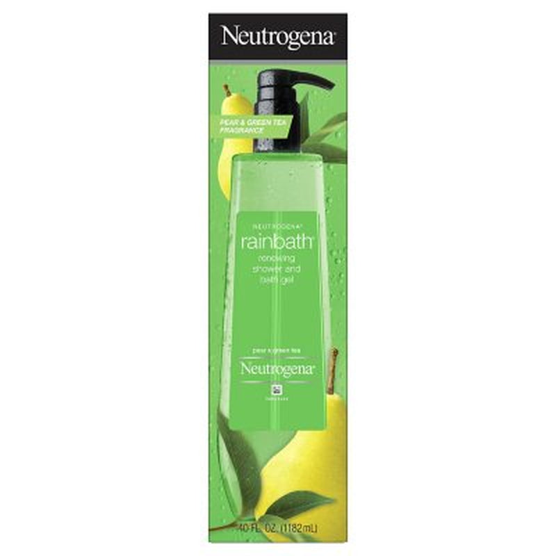 Neutrogena Rainbath Renewing Shower and Bath Gel, Pear & Green Tea, 40 Fl. Oz.